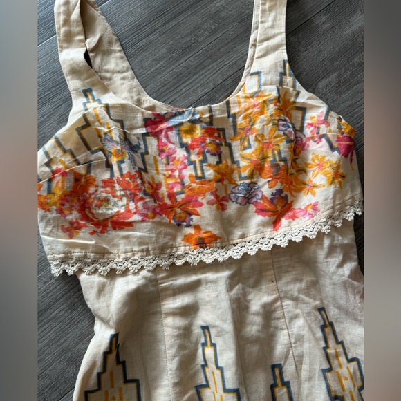 LAST PRICE🍒🤍 FREE PEOPLE the Big Bang metallic tea combo mini dress 🤍 - Picture 10 of 14